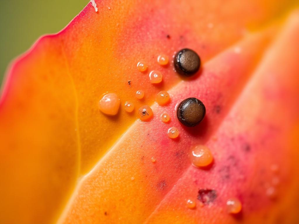 Lilly pilly psyllid damage on hedge foliage
